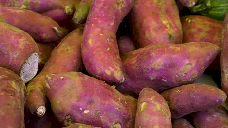 Fresh-sweet-potatoes-on-display-for-sale-at-free-fair
