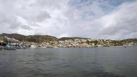The-beautiful-port-of-pythagorion-in-cloudy-weather