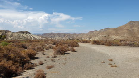 Tabernas-desert-western-movies-landscape,-Almeria