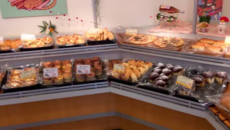 Variety-of-Pastries-for-Sale-in-a-Japanese-Bakery