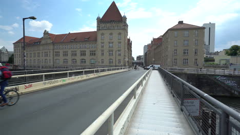 Crossing-Bridge-Toward-The-Zentralarchiv