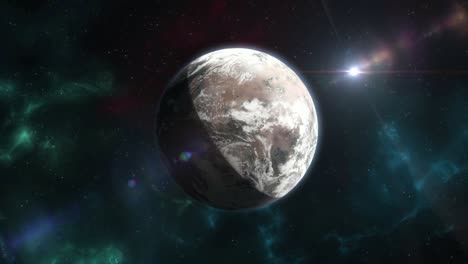 Reisen-Durch-Den-Weltraum-Zu-Einem-Fernen-Exoplaneten