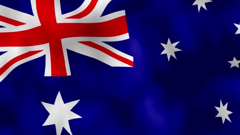 Bandera-De-Australia-Para-El-País-Con-Los-Símbolos-De-La-Nación