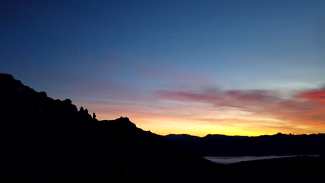 Sonnenuntergang-Auf-Dem-Berg-Patagoniens