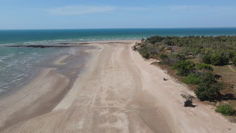 High-Drone-shot-of-Lee-Point-in-Northern-Territory