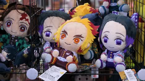 Branded-stuffed-toys-character-figure-merchandise-during-the-Anicom-and-Games-ACGHK-exhibition-event-in-Hong-Kong