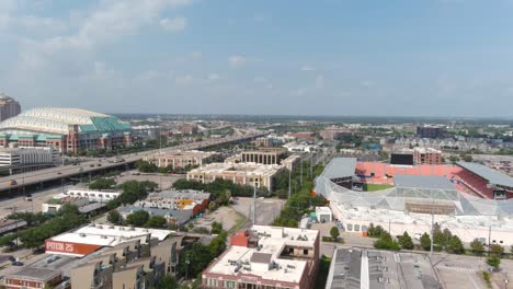 Luftaufnahme-Der-Skyline-Der-Innenstadt-Von-Houston