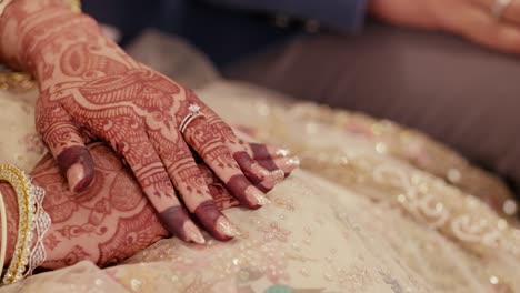mehndi-heena-on-hand-during-indian-wedding