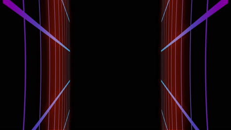 Abstrakte-80er-Jahre-Retro-Gitter-Vertikale-Perfekte-Schleife