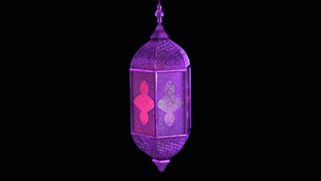 Animated-purple-lantern-for-video-background-or-overlay