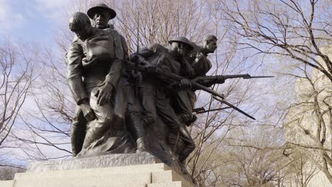 Central-Park-Denkmal-Des-Siebten-Regiments-Von-New-York
