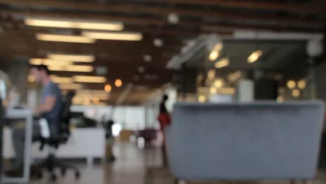 Blurred-shot-of-modern-business-office-job-place-background,-work-or-labor-concept-of-a-corporate-workplace