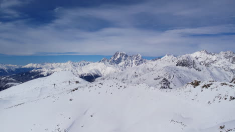 Winter-drone-flight-over-Mestia`s-mountains-in-gerorgia