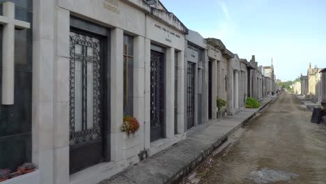 Crypts-of-Cemetery-of-Agramonte-on-a-Sunny-Spring-Day