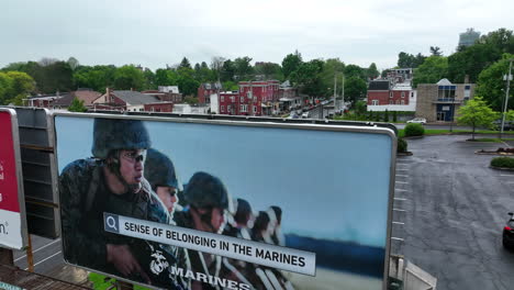Zugehörigkeitsgefühl-Zur-Plakatwand-Der-Marines