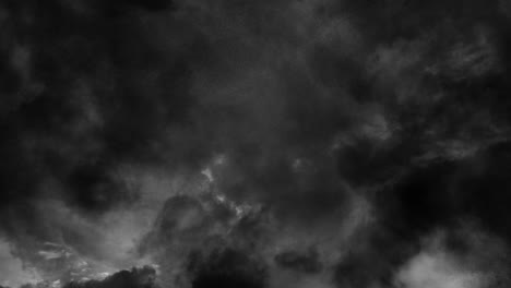 4k-point-of-view,-dark-cumulonimbus-clouds-moving-in-the-dark-sky