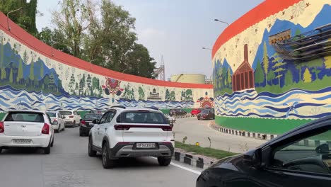 View-of-the-tunnel-that-connects-Ring-Road-with-India-Gate-via-Purana-Qila-Road-passing-through-Pragati-Maidan-in-New-Delhi