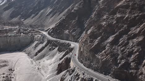 Aerial-View-Of-New-Section-Of-KKH-Phase-II-At-Khyber-Pakhtunkhwa