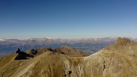 Luftaufnahmen-Der-Berglandschaft-Und-Des-Rhonetals-Im-Hintergrund-Val-D&#39;Hérens-Und-Vallon-De-Réchy---Wallis,-Schweiz
