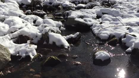 Snow-stream-of-water