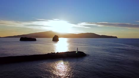 Wunderschöner-Sonnenuntergang-Auf-Den-Azoren