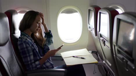 Girl-working-on-a-plane