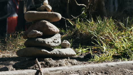 A-stack-of-rocks-or-stones-piled-on-top-of-one-another