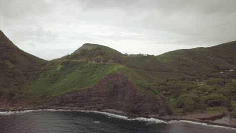 Drohnenaufnahme-Der-Küste-Von-Maui