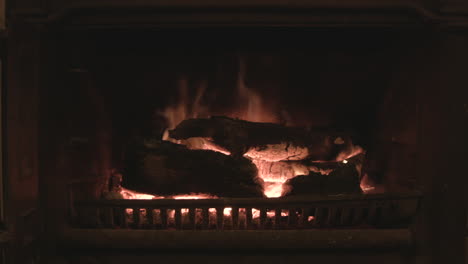 Logs-burning-on-a-fireplace