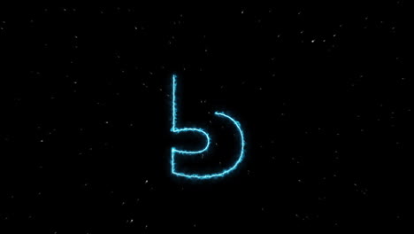 Neonlight-electric-Countdown-with-blue-digits-counting-from-10-to-0-on-starfield-