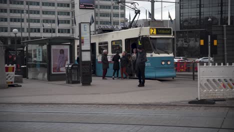Verkehrsknotenpunkt-Namens-Korsvagen-Bekannt-Für-Busse-Und-Straßenbahnen