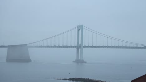 Bridge-,foggy-,highway.-Bridge-,foggy-,highway