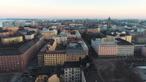 Aerial-shot-of-Helsinki