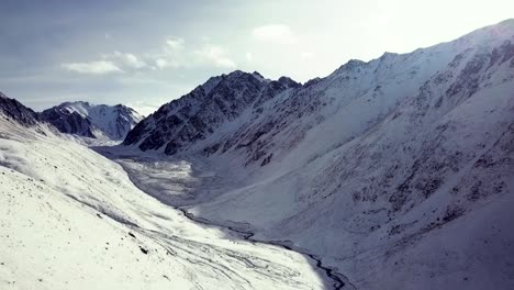 Snow-Valley-in-Northen-Tien-Shan-Mountain-Range-in-Kyrgyzstan
