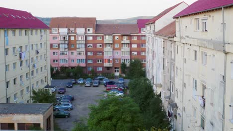 Timelapse-of-a-suburb-in-an-eastern-european-country