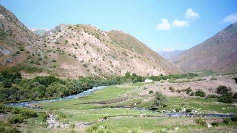 Schöne-Endlose-Landschaften-In-Kirgisistan,-Zentralasien