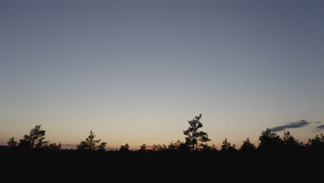 Sonnenuntergang-über-Dem-Wald-In-Finnland