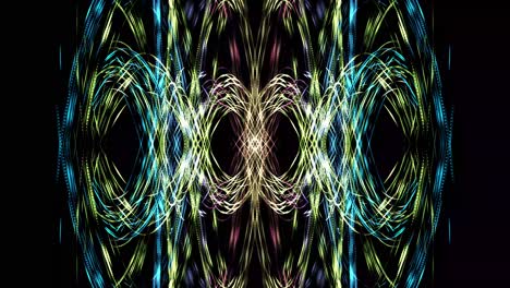 Abstract-multi-colored-lines-in-a-kaleidoscope-pattern-for-celebration,-dance,-party,-stage-show,-concert-or-title-copy-space