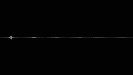 Ein-Einfacher-Schwarz-Weiß-Audio-Visualisierungseffekt