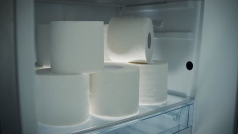 Unmengen-An-Toilettenpapier-Müssen-Bereits-Im-Kühlschrank-Aufbewahrt-Werden