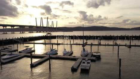 An-aerial-shot-of-the-Tarrytown-Marina-with-the-Mario-M