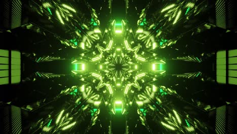 Slow-motion-graphics-sci-fi-green-artistic-designs-and-patterns-moving-forward