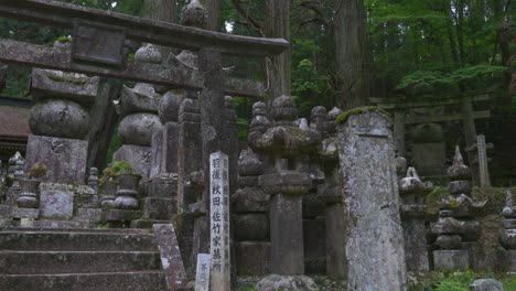 Gravestones-At-Okunoin-Cemetery-In-Mt-Koya