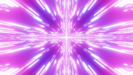 Warp-Speed-Forward-Motion-with-Blinding-Rays-of-Bright-Light,-Cross-3D-Animation
