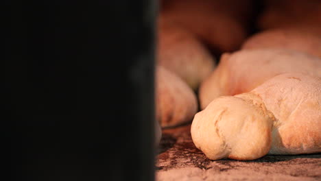 Bakery---Sourdough-Bread-Baked-Inside-The-Hot-Oven