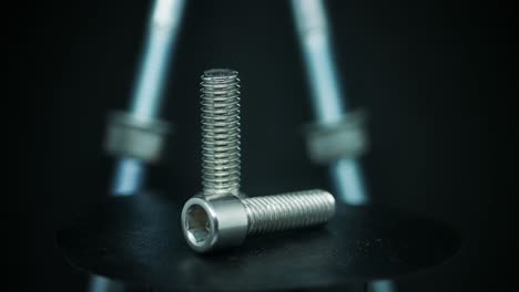 Industrial-strength-bolts-screws-product-rotating-shot