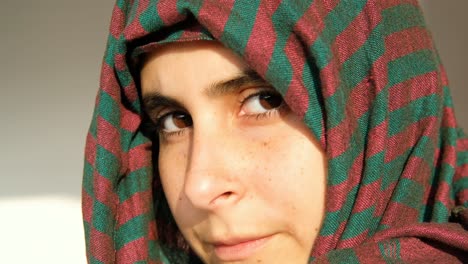 Portrait-of-a-beautiful-young-arab-woman