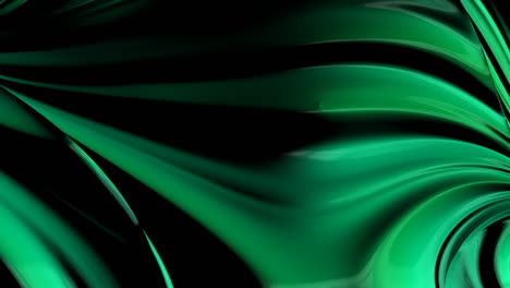 Green-and-abstract-pattern-moving-fluid-in-psychedelic,-trippy-and-hypnotic-waves-good-for-backgrounds-for-computer-graphics,-djs,-live,-concerts,-night-clubs