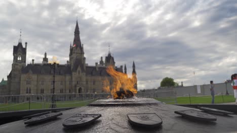 Views-of-Centennial-Flame-Flamme-due-centenaire-on-a-summer-day-in-Ottawa-Ontario-Canada