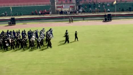 Nairobi-Kenya:-Kenyan-Military's-matching-in-slow-match-during-Jamhuri-celebration-in-Nairobi-Kenya-on-December-12th-2020